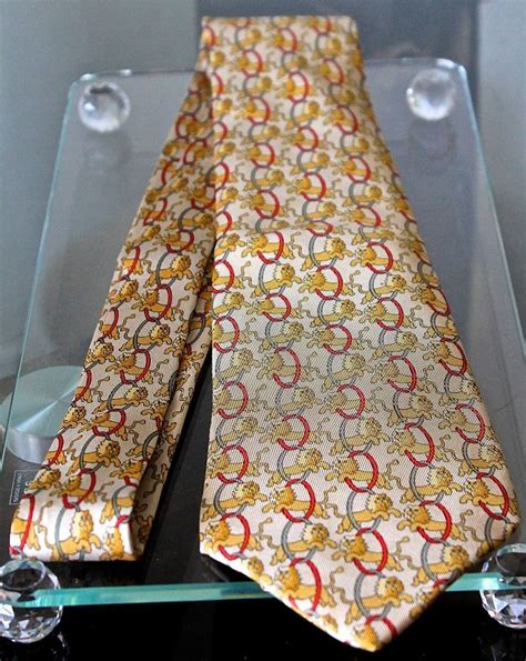 hermes lion tie|Hermes ties for men.